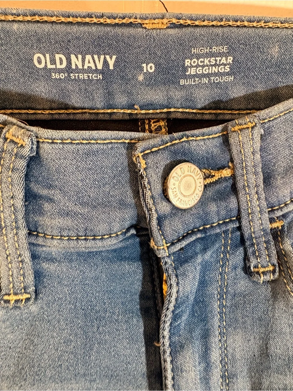 Old Navy Kids Light Blue, Medium Blue & Dark Blue Denim Trio